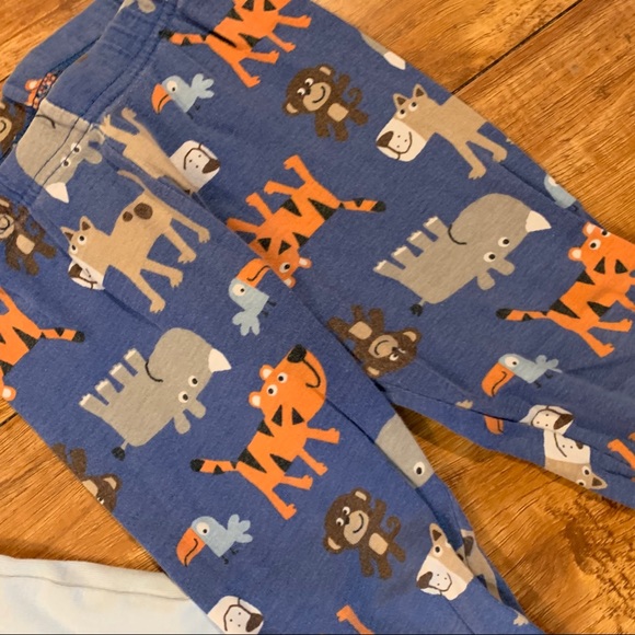 Carter’s 3 Piece Boys Summer Rhino Pyjamas Set - Picture 5 of 5